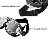 Cosplay Goggles Steampunk Motorcycle Goggles Costume Retro Pilot Style Goggles