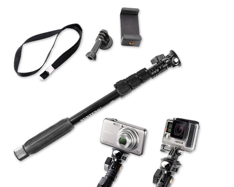 Selfie Stick with Adjustable Phone Holder