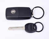 Flat Key Chain Rings  Metal Split Ring - Black