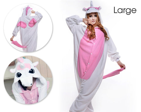 One Piece Pink Unicorn Pyjama - Large