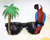 Funny Party Sunglasses Hawaiian Tropical Glasses Set of 2