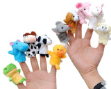 10 Pieces Animal Finger Puppets