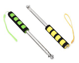 2 Pcs Handheld Flag Pole Stainless Steel Tour Guide Flag Pole