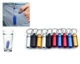 Portable Pill Case Keychain 10 Pieces