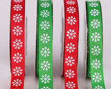 Christmas Ribbon 6 Pieces 0.4 Inch x 20 Yards Xmas Ribbon