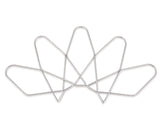 100 Pieces Ceiling Hook Clips for Home Decoration - Silver