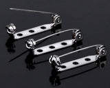 100 Pieces 1 Inch Safety Lock Bar Pin Backs