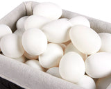 Easter Eggs 9 Pieces Blank White Wooden Eggs