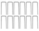 Set of 12 Wind Stakes 4 Inch Galvanized Staples