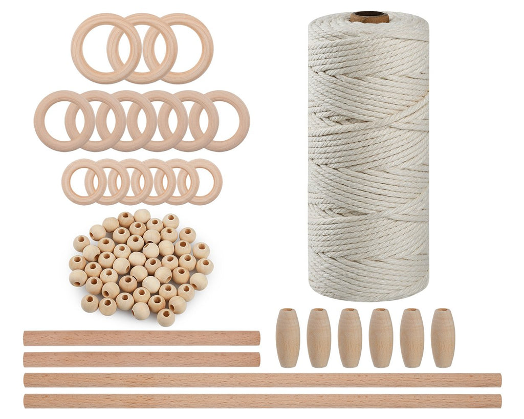 Macrame Kit 3 Millimeters x 109 Yards Macrame Cord for Plant Hangers