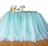 Tulle Table Skirt for Wedding Party Decoration