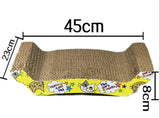 Corrugated Cardboard Cat Scratcher Board with Catnip