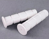 2 Pcs Simple Silicone Cycling Bike Handlebar Grips - White