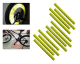 12 Pcs Cycling Bike Rim Wheel Spoke Reflective Clip Reflector