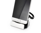 Micro USB Charging and Sync Docking Station for Android - Silver