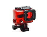 GoPro Waterproof Replacement Housing for Hero 3/ 3+/ 4 Camera - Red