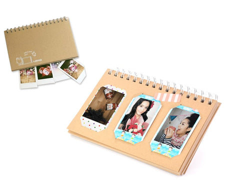 Retro Book Photo Album for Fujifilm Instax Mini Films - Bird