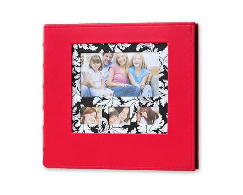 PU Leather Photo Album for Fujifilm Instax Wide 210/200/300 Film - Red