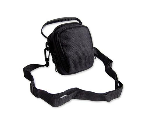 Simple Nylon Shoulder Bag - Black