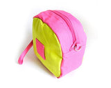 Colorful Zipper Camera Pouch for Fujifilm Instax Mini - Pink &amp; Yellow