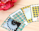 80Pcs Photo Sticker Borders for Fujifilm Instax Mini Films - Plaid