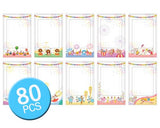 80Pcs Photo Sticker Borders for Fujifilm Instax Mini Films - Animal