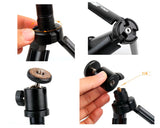 14" Universal Adjustable Tripod with Phone Clip