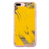 Yellow on Wood Designer Phone Cases