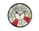 12" Retro Retro Style Quiet Sweep Quartz Wall Clock