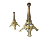 Romantic Metallic Eiffel Tower Model Statue Decoration - 15cm