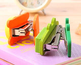 Wooden Desktop Mini Stapler Office Book Sewer - Hippo