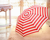 Striped Folding UV Protection Umbrella