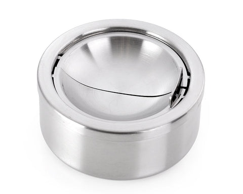 Frost Stainless Steel Flip Top Opening Ashtray