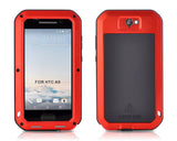 Waterproof Series HTC One A9 Metal Case - Red