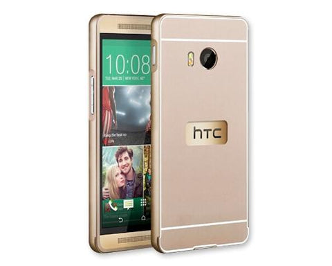 Stylish Bumper Series HTC One M9 Aluminum Case - Gold