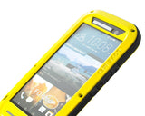 Waterproof Series HTC One M9 Metal Case - Yellow