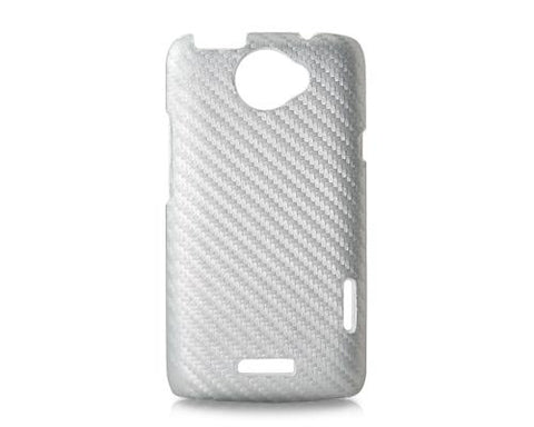 Twill Series HTC One X Leather Case - Silver