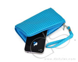 Zipper Series Leather Pouch iPhone 5 and 5S Case - Blue