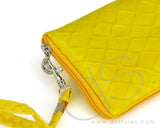 Zipper Series Leather Pouch iPhone 5 and 5S Case - Yellow