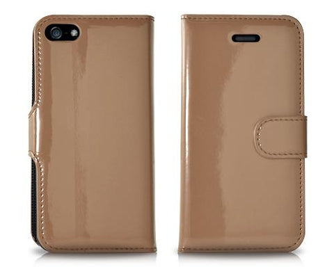 Esecutivo Series iPhone 5 and 5S Flip Leather Case - Brown