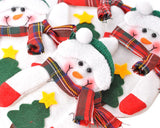 8 Pcs Snowman Cutlery Holders for Christmas