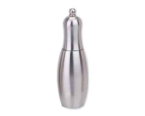 Modern Stainless Bowling Pin Shaped Steel Pepper Mill Grinder