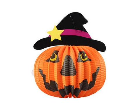 Halloween Party Pumpkin Witch Paper Lantern