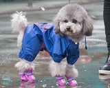 Waterproof Dog Raincoat Rain Jacket with Pocket