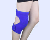 1Pc Elastic Thick Sponge Knee Pad - Blue