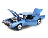 Mustang Series Alloy Toy Model Car with Music Light - Blue
