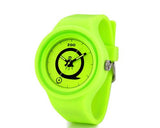 ZGO Fashion Water Resistant Noctilucent Silicone Sports Watch