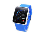 Skmei Casual Binary Digital LED Unisex Sport PU Wrist Watch 0890