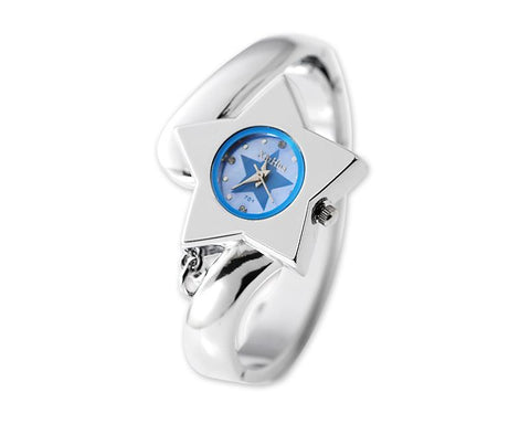 Little Star Women Crystal Bangle Watch