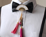 Men Adjustable Wedding Leather Bow Tie